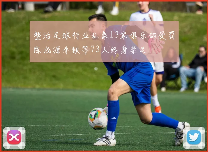 整治足球行业乱象13家俱乐部受罚陈戌源李铁等73人终身禁足